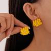 Pendientes Florales Frescos de Primavera y Verano con Dulce Diseño Estilo Bosque para Niñas, Simples y Versátiles, Pendientes Elegantes y de Alta Gama para Mujeres
