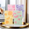 Manni Color Estampa de Frutas Desenho Animado Pequeno 3 polegadas Álbum de Fotos Porta-Cartões Fofo Porta-Cartão de Leque Inserção de Cartão Álbum de Armazenamento de Cartões