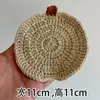 Posavasos de Ramo de Rosas Hecho a Mano Terminado Crochet de Lana Cambio de Taza Ramo de Mano Regalo Creativo Posavasos de Flor Tejida