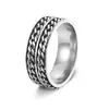 Anillos de Moda Populares y Tendencia de Amazon, Acero Inoxidable, Varios Estilos, Anillos de Cadena para Hombres, Accesorios para Manos, Joyería Transfronteriza