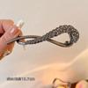 Nueva Horquilla de Metal con Mariposa para Mujer Aleación Elegante Semirrecogido Borla Colgante Accesorios para el Cabello Hada Nuevo Clip Trasero para el Cabello