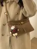 Nueva Bolsa Retro de Gran Capacidad Otoño 2026 de Este Año Diseño de Nicho Popular Bolso de Hombro Cruzado para Viaje de Mujeres