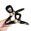 Grampo de Cabelo Grande com Pedrarias e Strass de Alta Qualidade para Mulheres Nuca Muito Cabelo Grampo Tubarão Elegante Penteado Presilha de Garra
