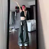Jeans Retro Americanos de Moda para Mujer de Primavera y Otoño, de Cintura Alta, Adelgazantes, Pantalones Holgados de Pierna Ancha