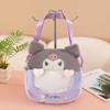 Nueva mochila de estilo japonés con dibujos animados para niña, bolso cruzado de gran capacidad, mochila de felpa, bolso de hombro bonito para otoño e invierno.