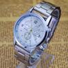 Fábrica en stock Suministro @ Margo PRC Reloj Deportivo de Cuarzo de Acero con Tres Ojos Falsos 802