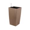 Maceta Cuadrada de Columna Alta Estilo Nórdico de Plástico Pintado Extra Grande Maceta Simple de Lujo Ligero para Piso de Interior Autoabsorbente