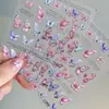 Colección de Pegatinas para Uñas Mariposa: Nuevas Calcomanías Adhesivas para Uñas de Mariposa Blanca Delgadas Flexibles con Relieve de Hada Nuevas de Moda al por Mayor