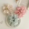 Nuevos Colores Flor Phalaenopsis Pinza de Pato Pinza para el Cabello en la Parte Posterior de la Cabeza para Mujer Pinza Horizontal Lateral Pasador