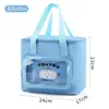 Bolsa Lancheira Divertida de Doces para Crianças Bolsa de Mão para Aluno do Ensino Fundamental Bolsa Quadrada Térmica Ita Bag Dimensão Secundária Bolsa Térmica para Bento