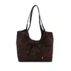 Bolsa Bucket Estilosa de Verão 2026 para Mulheres, Bolsa de Ombro Estilo Casual Relaxado, Bolsa Tote de Grande Capacidade Atacado