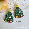 Accesorios de resina navideños, accesorios para el cabello para niños hechos a mano, material para árbol de Navidad