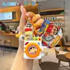 Llavero Calculadora Mini Portátil Auténtico de Crayon Shin-Chan Lindo Colgante de Mochila para Niños Periférico de Anime Dibujos Animados