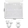 Set de tapones para los oídos multicolores, incluyendo cierres metálicos para pendientes, tapones de silicona antideslizantes y tapones transparentes; Materiales para accesorios de aretes DIY