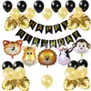 Venta Caliente en Amazon Bandera de Tirar Cola de Pez Bronceadora Set de Banderines con Letras Feliz Cumpleaños Suministros de Decoración para Fiestas Set de Globos