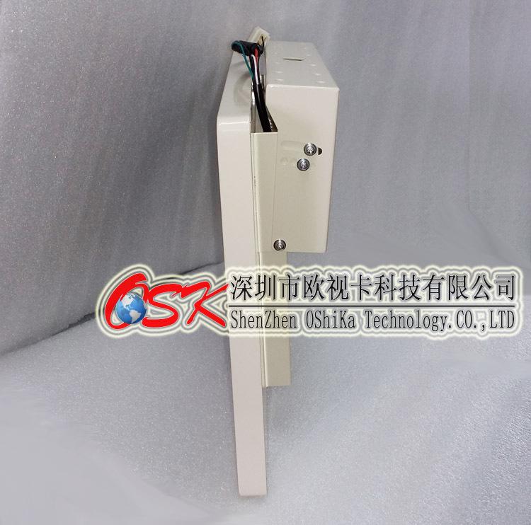 22寸固定式广告机侧面图