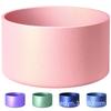 Tampa de Silicone Colorida Brilhante para Copo com Isolamento Térmico para Garrafa de Água Esportiva Tampa para Copo Espacial Tampa Metálica para Fundo de Copo