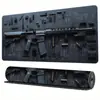 Alfombrilla de ratón popular transfronteriza Gun Gun Descomposición M4 Exportación Grande para Computadora Oficina Mesa Extendida