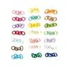 Accesorios para Joyería DIY Cadena Pintada de Cuatro Secciones Cadena Molida de 4 Secciones Cadena Tejida de Metal Cadena para Llavero Cadena de Conexión Cadena para Colgar
