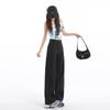 Pantalones casuales delgados de trabajo de secado rápido para verano 2025 para mujer, de seda helada Cool Charge para montañismo, baile y deportes
