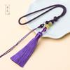 Nó Chinês DIY Artesanal Borla de Seda de Gelo Pingente de Mão Corda Acessórios Hanfu Presente Decorativo Borla Personalizada