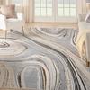 Alfombra Completa Abstracta Nórdica para Sala de Estar, Hogar, Dormitorio, Resistente al Desgaste, Antideslizante, Manta de Cabecera, Fácil Cuidado, Resistente a la Suciedad, Alfombra de Piso en Stock
