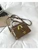 Elegante bolso pequeño cuadrado estilo cartera para mujer, nueva versión coreana 2026, bolso de hombro y cruzado moderno y a la moda para el día a día