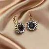 Brincos de Diamante Europeus e Americanos Exquisitos, Brincos de Cristal, Estilo Étnico, Suprimento para E-commerce Transfronteiriço, Acessórios Mais Vendidos do Aliexpress