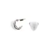 Pendientes de Aleación de Cobre para Mujer con Estilo Retro Francés, Diseño de Nicho, Temperamento Elegante de Gama Alta, Transmisión en Vivo Transfronteriza de Segunda Mano