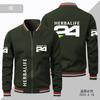 Chaqueta de talla grande 2023, chaqueta informal de moda europea y americana para hombre, abrigo deportivo transfronterizo, chaqueta para hombre, chaqueta fina con logotipo de coche