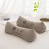 Núcleo de Almohada de Trigo Sarraceno Entero Soporte Duro para la Columna Cervical Tracción Ayuda para Dormir Almohada Cilíndrica para Adultos para Dormitorios de Estudiantes