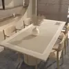 Mantel de Mesa de Comedor Estilo Silencioso Impermeable y a Prueba de Aceite Mantel de PVC Desechable Mantel de Mesa de Centro de Té Aislante de Calor Anti-quemaduras Lujo Ligero Gama Alta