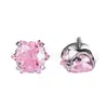 Garras de Titânio F136 Floco de Neve de Zircônia Cravejado com Zircônia 5A Piercing Labial Piercing de Osso da Orelha Titânio G23 Liga de Titânio Stud de Orelha Joia Cabeça de Piercing Joia