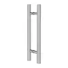 Manija de puerta de vidrio manija de puerta engrosada de acero inoxidable manija de puerta de vidrio templado distancia entre agujeros ajustable