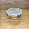 Tazón de Vidrio Caja Conservadora de Frescura Vidrio de Borosilicato Alto Lonchera Uso Estudiantil Calentable Refrigerable Directo de Fábrica Vidrio de Borosilicato Alto
