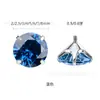 Acessórios para Piercing Binkes Liga de Titânio F136 Zircônia 5A Rosca Externa Cabeça Studs para Orelha, Studs para Lábio, Studs para Umbigo Brocas de Reposição