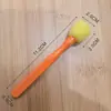 Sello Esponja Redonda Hongo de Plástico Verde Sello de Patrón Redondo Pincel Esponja Hongo Plano Naranja