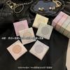 ¡Calzoncillos de caja de sombras de ojos! La ropa interior sin costuras de seda helada es muy linda, envíale a mi novia bi de repuesto de color liso con refuerzo interior de algodón puro.