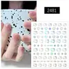 Celebridade da Internet Gato Adesivos para Unhas Artísticas Concha de Fada Aurora Adesivos a Laser Pequenos Frescos Decalques de Unha para Crianças Fabricante Exquisite