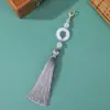 Boting Runhuan Broche de Langosta Borla Estilo Nuevo Estilo Antiguo Colgante de Borla Colgante Abanico Colgante Doble Perla Hebilla de Seguridad Colgante para Disfraz Antiguo DIY