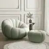 Sofá nórdico perezoso, popular silla de calabaza individual de tatami, sofá pequeño para apartamentos pequeños, dormitorio, balcón, reclinable de ocio