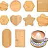 Amazon Bambu Madeira Criativo DIY Porta-Copo Almofada Isolante Térmico Base para Copo de Água Tapete de Jantar Tapete para Xícara de Chá Bandeja Base Multifuncional