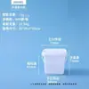 Balde Plástico Selado de Grau Alimentício Transfronteiriço, Quadrado com Tampa, Balde Espessado para Milk Tea, Balde Químico, Embalagem para Lanches de Frutas
