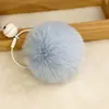 Em estoque pompons de imitação de pelo de coelho bolas de pelúcia feitas à mão suprimentos para artesanato ornamentos de pelo artificial pingentes para roupas sapatos chapéus acessórios bolas multicoloridas