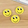 Fabricantes desarrollan insignia de hojalata insignia linda de cara sonriente broche de dibujos animados insignia para niños insignia de metal en stock