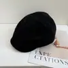 Gorra de pico lisa de color sólido vintage para hombres y mujeres, sombrero de artista estilo otoño nuevo, boina de color sólido que hace que la cara se vea más pequeña, moderna