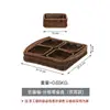 Cesta de Almacenamiento Compartimentada Decorativa Tejida de Bambú Anti-Ratán para Frutas y Verduras, Snacks, Dulces, Artículos Varios del Hogar