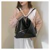Bolso de Contraste de Color con Sentido de Alta Gama para Mujer 2024 Primavera Nuevo Estilo Occidental Bolso Tipo Cubo Popular en Internet Bolso Tote Multiusos de Un Solo Hombro