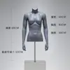 Maniquí de exhibición para tienda de ropa, modelo deportivo de media longitud con plataforma, maniquí de cuerpo falso para hombre y mujer