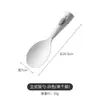 Cuchara para Arroz Antiadherente con Soporte, Grado Alimenticio, Resistente a Altas Temperaturas, para Olla Arrocera de Cocina Casera, Fácil de Limpiar